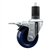 Service Caster #20 Series 1-5/8 inch expanding adapter stem swivel casters with a 3-1/2 inch solid blue polyurethane wheel and total lock.