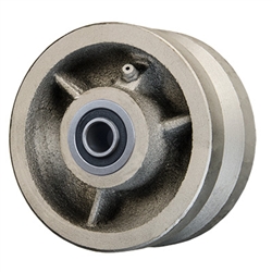 4" x 2" V Groove Wheel with Ball bearings