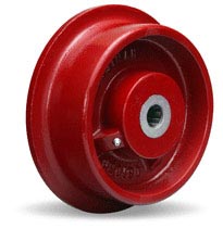 8 inch flanged Wheel with Roller Bearings