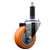 Service Caster 1 inch expanding stem 316 stainless steel swivel caster with a 3-1/2 inch orange polyurethane wheel. Featuring stainless steel components, these casters are ideal for any equipment with round or square tube legs.