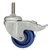 3" Metric Stainless Steel Swivel Caster with Solid Polyurethane Tread and Total Lock Brake