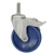5" Grade 316 Stainless Steel Swivel Caster with Solid Polyurethane Tread and Total Lock Brake