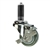 3" Expanding Stem Stainless Steel Swivel Caster with Polyurethane Tread and top lock brake