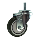 3-1/2" Stainless Steel Swivel Caster with Polyurethane Tread