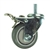 3" Stainless Steel Swivel Caster with Polyurethane Tread and Total Lock Brake