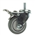 10mm Stainless Steel Threaded Stem Swivel Caster with a Polyurethane Tread Wheel and Total Lock