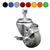 3-1/2" Swivel Caster with Polyurethane Tread with Brake