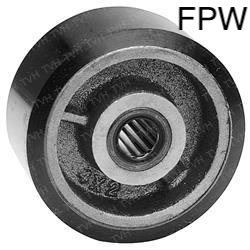 NEW CROWN FORKLIFT POLY WHEEL ASSEMBLY 071894