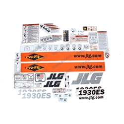 NEW JLG AERIAL WORK PLATFORM SERVICE DECAL KIT 1930 ES