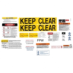 NEW SKYJACK SJ2 DECAL KIT 105298