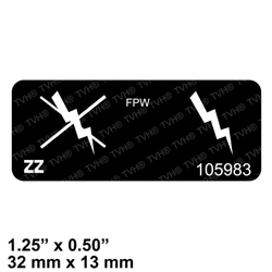NEW SKYJACK ON/OFF POWER DECAL 105983