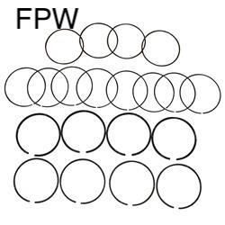 NEW NISSAN FORKLIFT PISTON STD RING SET 12033-4E110