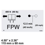 NEW SKYJACK SIDE FORCE OUTDOOR PI DECAL 124465