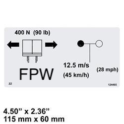 NEW SKYJACK SIDE FORCE OUTDOOR PI DECAL 124465