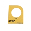 NEW GENIE E STOP DECAL 137605