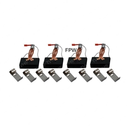 NEW CLARK FORKLIFT 4/8 SET OF 4 W/ SPRINGS BRUSH KIT 1811804