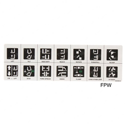 NEW HYSTER FORKLIFT DECAL 2102640