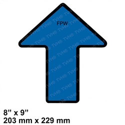 NEW GENIE BLUE ARROW DECAL 27204