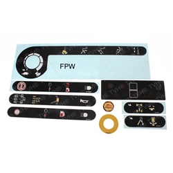NEW JLG PLATFORM CONSOLE DECAL KIT 2910872
