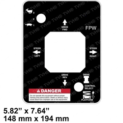 NEW SNORKEL DECAL CONTROL BOX 300702