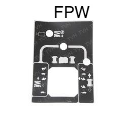 NEW SNORKEL PLATFORM CONTROL BOX PLACARD 302781