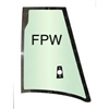 NEW CASE REAR QUARTER LH WINDOW 338424A1