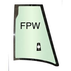 NEW CASE REAR QUARTER LH WINDOW 338424A1