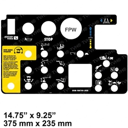 NEW GENIE DECAL PLATFORM CONTROL PANEL 35584