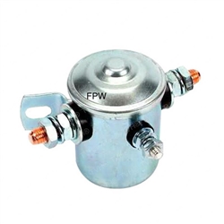 NEW ALLIS CHALMERS FORKLIFT SOLENOID 12 VOLT CURVED MOUNTING BRACKET 4042622