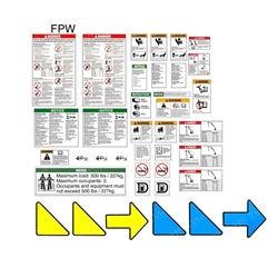 NEW GENIE DECAL KIT INSTRUCT S40 DIESEL 46198