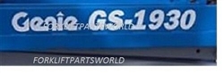 NEW GENIE MODEL GS-1930 DECAL PART 62054 PARTS 62054GT