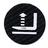 NEW CROWN FORKLIFT UP DECAL 77734-1