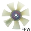 Clark 8135406 Forklift Engine Radiator Cooling Fan 17-Inch Replacement