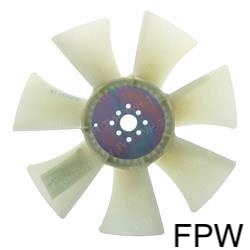 Clark 8135406 Forklift Engine Radiator Cooling Fan 17-Inch Replacement