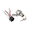 Cushman 4-Blade Keyed Electrical Ignition Switch Assembly 886780
