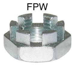 NEW YALE FORKLIFT CASTLE NUT 900100806