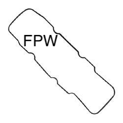 NEW YALE FORKLIFT VALVE COVER GASKET 901270831