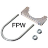 NEW DAEWOO FORKLIFT CLAMPS 3/8 INCH U BOLT J000221