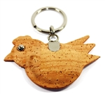 Bird Key Holder in Natural Cork