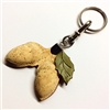cork key ring holder - acorn