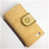 Cork Wallet Green Lace Large
