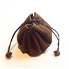 Cork Draw String Pouch Brown