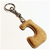 Cork Key Holder Letter J