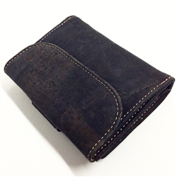 Cork small Wallet Black