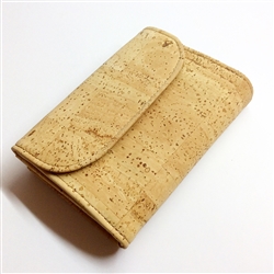 Cork Wallet Ladies Natural