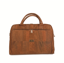 Cork Computer Bag Brown