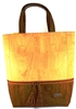 Large Brown and Natural Colour cork Bag with Interior Pocket