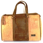 Big Cork Trunk Bag in a Natural and Brown Cork colour.