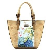 Spring Large Cork Bag with Buckles