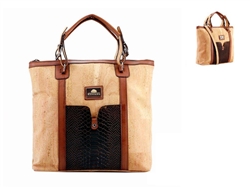 Croco Large Cork Bag